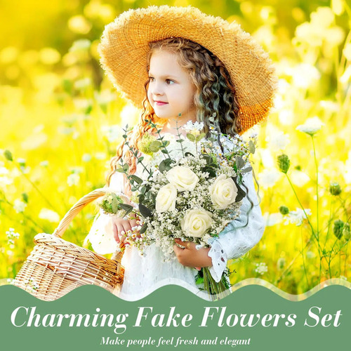 30pcs Flores Artificiales De Gypsophila, Fiesta De Bodas.
