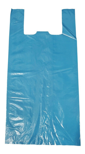 Bolsa Camiseta Azul/ver Alta Densidad 30x40x100u Pack X 5 Un