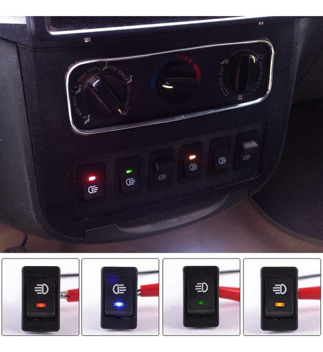 4x 4 Piezas Encendido / Apagado Interruptor Conducción Faro