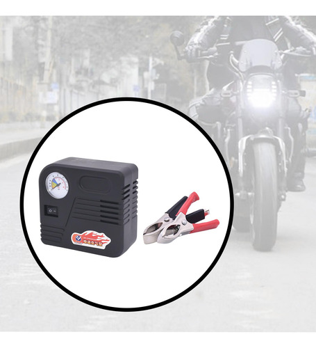 Inflador De Neumáticos De Motocicleta Con Compresor De Aire