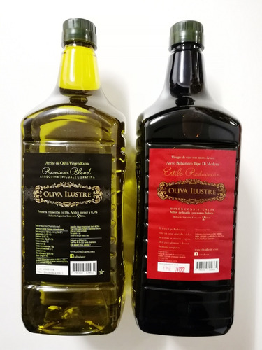 Aceite Oliva Ilustre Y Aceto Balsámico Estilo Reducción Pack