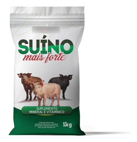 Suíno Mais Forte 1kg - Premix Mineral Vitamínico Agronese