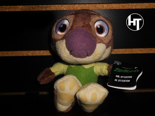  Diseny, Zootopia, Otterton, Peluche, Nuevo, 7 Pulgadas