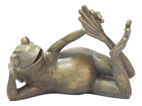 Escultura De Meditación De Estatua De Rana De Yoga De