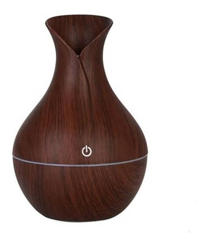 Humidificador Difusor Esfera Madera Bambu C/ Luz Ultrasonico