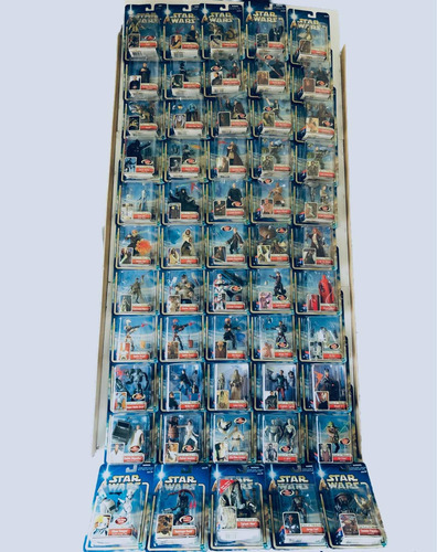 Coleccion Completa 61 Fig Star Wars Saga 1 Hasbro 2002 3.75 (Usado)