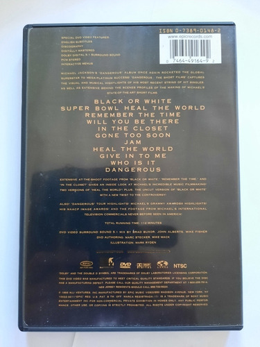 Michael Jackson / Dvd - Dangerous - Short Films