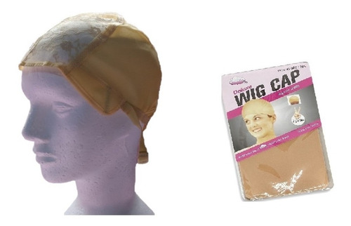 Touca Simples Para Confecção De Peruca + 1 Wig Cap - Preto