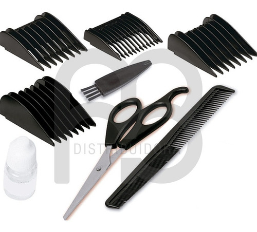 Maquina Cortadora De Cabello Electrica + 8 Accesorios F