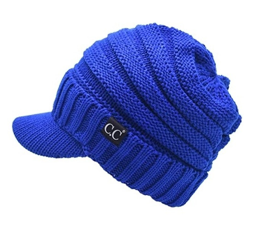 Gorros Sombreros Y Boinas Grueso Y Suave Azul Talla Única