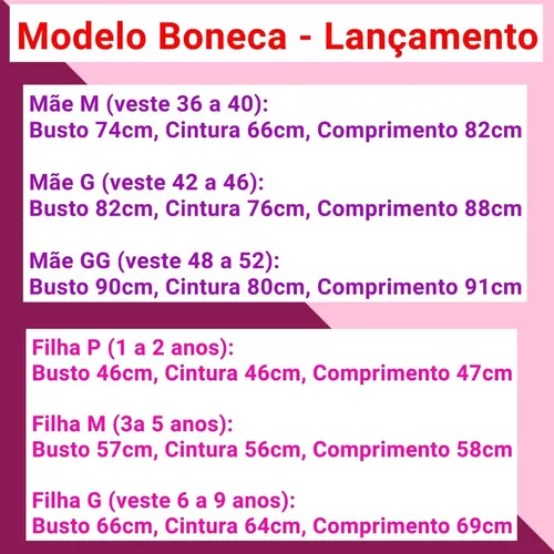 Roupa de Boneca Girassonho - Lille Butik - look tal mãe tal filha, roupas  para menina, feminino adulto, meninos, vestidos e muito mais!