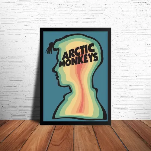 Quadro Decorativo Poster Banda Arctic Monkeys Arte A3