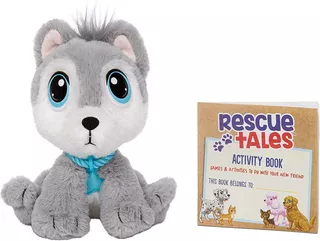 Rescue Tales Peluche Mascota Husky Adoptame Juguete.