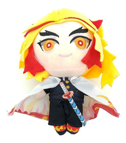 Peluche Kyojuro Rengoku Demon Slayer Kimetsu No Yaiba 20cm