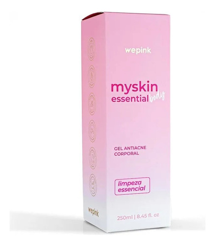 Gel Antiacne Corporal Myskin Essential Body 250ml - Wepink Fragrância Sem Cheiro