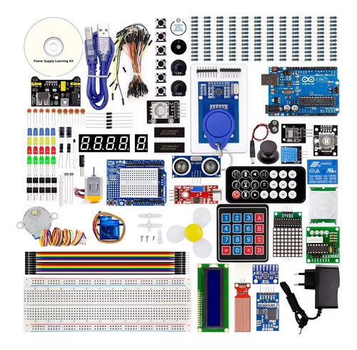 Kit De Iniciacion Para Arduino Completo Con Tutorial