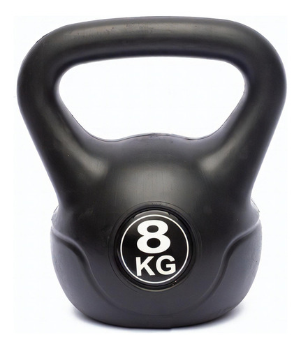 Pesas Rusas Kettlebell Athletic 8 Kg Fitness Entrenamiento Color Negro