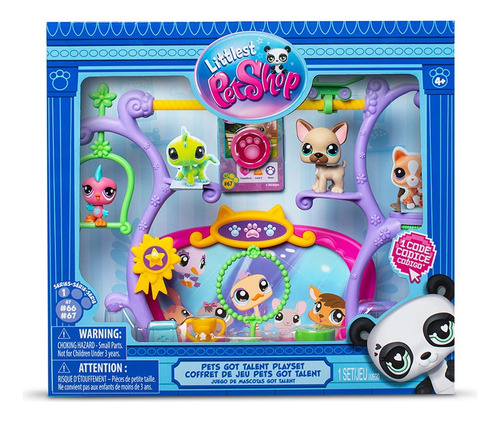 Littlest Pet Shop Pets Got Talent Play Set Figuras Accesorio