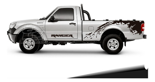 Calco Ford Ranger Cabina Simple 2001 - 2011 Raptor Juego