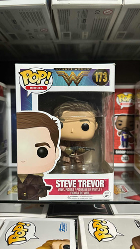 Funko Pop 173 Wonder Woman Steve Trevor Dc Comics (Usado)