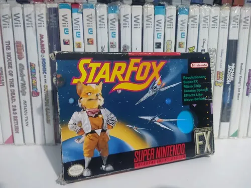 Star Fox Original Super Nintendo Na Caixa | MercadoLivre