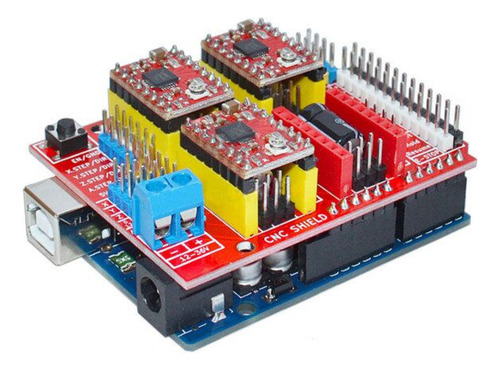 Kit Shield Cnc V3 Arduino A4988 4pz Arduino Uno 1pz