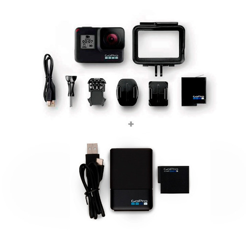 Cámara Gopro Hero7 Black + Cargador Dual Con Batería