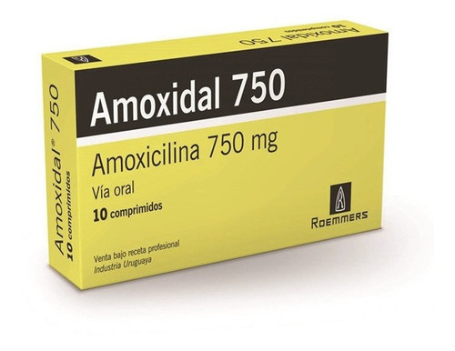 Amoxidal® 750 Mg X 10 Comprimidos | Cuotas sin interés