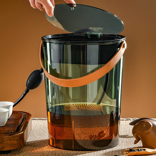 Cubo De Drenaje De De Té, Contenedor De Basura Para Verde