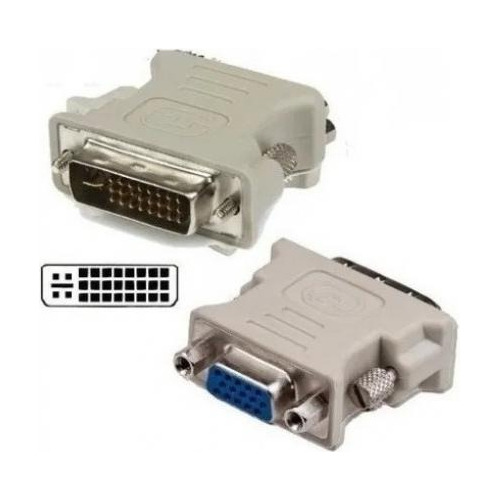 Convertidor Dvi A Vga 24 + 5 Adaptador De Video