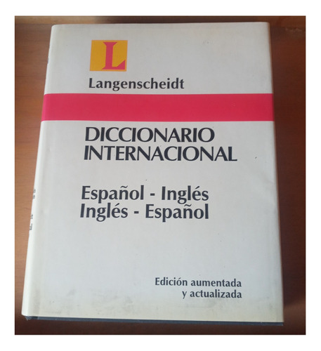 . Diccionario Internacional Español Inglés Langenscheidt