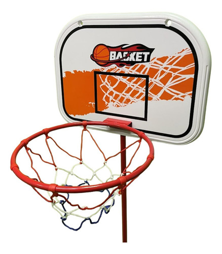 Cesta De Basquete Infantil Tabela Bola E Bomba Inflável Ar