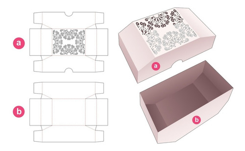 Pack Vectores Corte Laser Cameo Cricut Cajas Decorativas V1