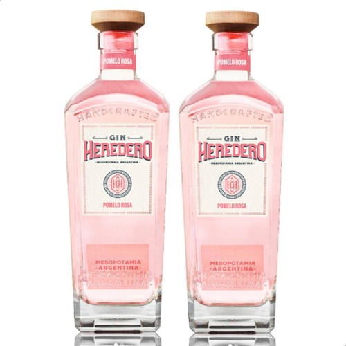 Gin Heredero Pomelo Rosa Handcrafted Argentina X2 01almacen