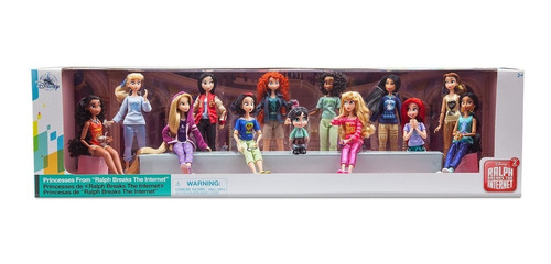Disney Ralph Princesas Ariel Rapunzel Bella Frozen Elsa Anna