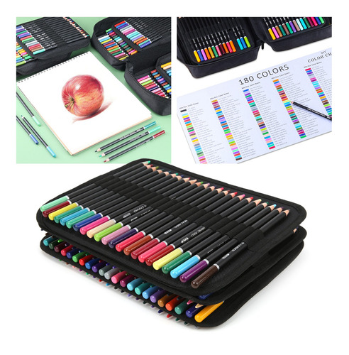 Lápiz De Dibujo De Color Plomo, 180 Unidades, De Madera De T