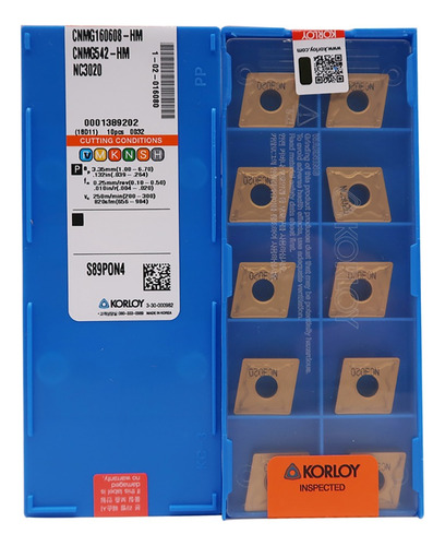 Insert Giratorio Cnmm190624-gh Nc3020 100% Original, 10 Uni