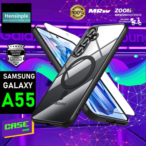 Forro Hensinple Para Samsung Galaxy A55 / A35 + Vidrio Templ