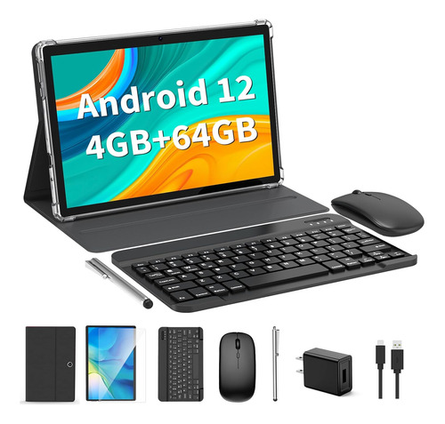 Tablet 10 PuLG 4 Gb Ram 64/1 Tb Alm Teclado+mouse+funda