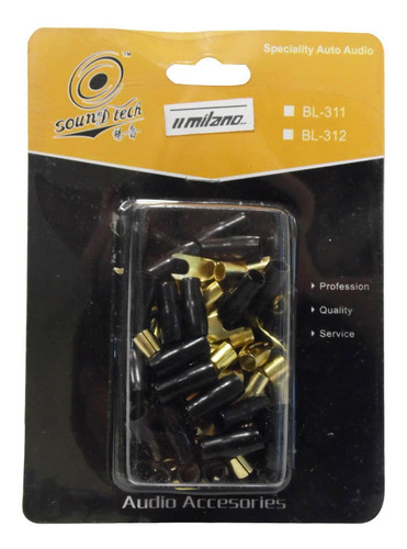 Conectores De Cables Audio Tipo U Bajo Subwoofer 50pcs