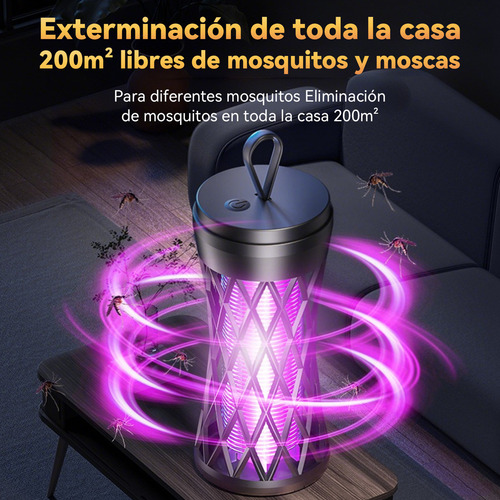 Mini Lámpara Antimosquitos Para Exteriores Con Led 10w Lámpara Antimosquitos Para Insectos Mosquitos, Led Uv