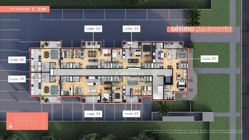 Imagem 10 de 11 de Apartamento Com 2 Dormitórios À Venda, 55 M² Por R$ 303.900,00 - Boa Vista - Curitiba/pr - Ap0905