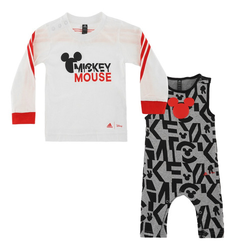 Conjunto adidas X Disney Mickey Mouse Bebé White/vivid Red
