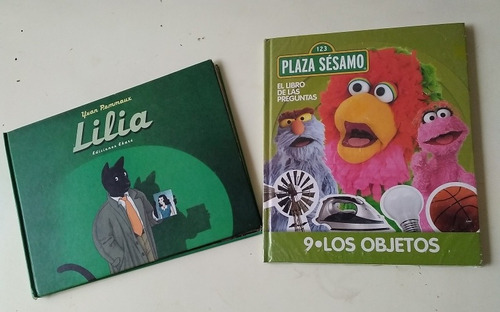 Libro Ilustrado Lilia + Plaza Sesamo Libro #9 Los Objetos 
