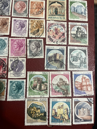 Sello Postal Correo Italia 120 Estampillas De Colección Vea (Usado)