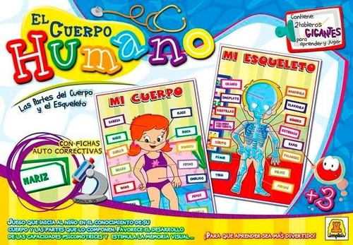 Juego El Cuerpo Humano  Implas Cuerpos Didacticos 