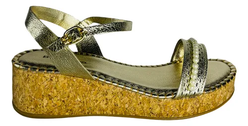 comprar Sandalias Mujer Bottero Plataforma Cuero Brasileras 366421