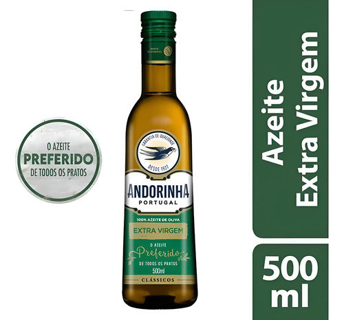 Kit 5 Azeite Extra Virgem Andorinha Clássicos Frete Gratis
