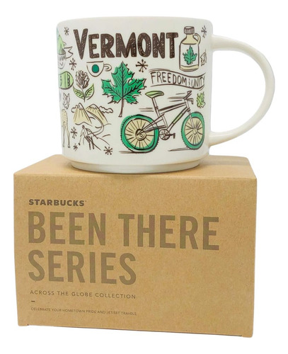 Starbucks Vermont Mug Been There Series Across The Globe Col