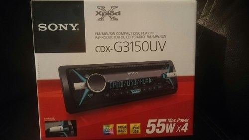 Autoestéreo Sony Cdx G3150u Camaleón Bt Audio Adaptado Usado (Usado)